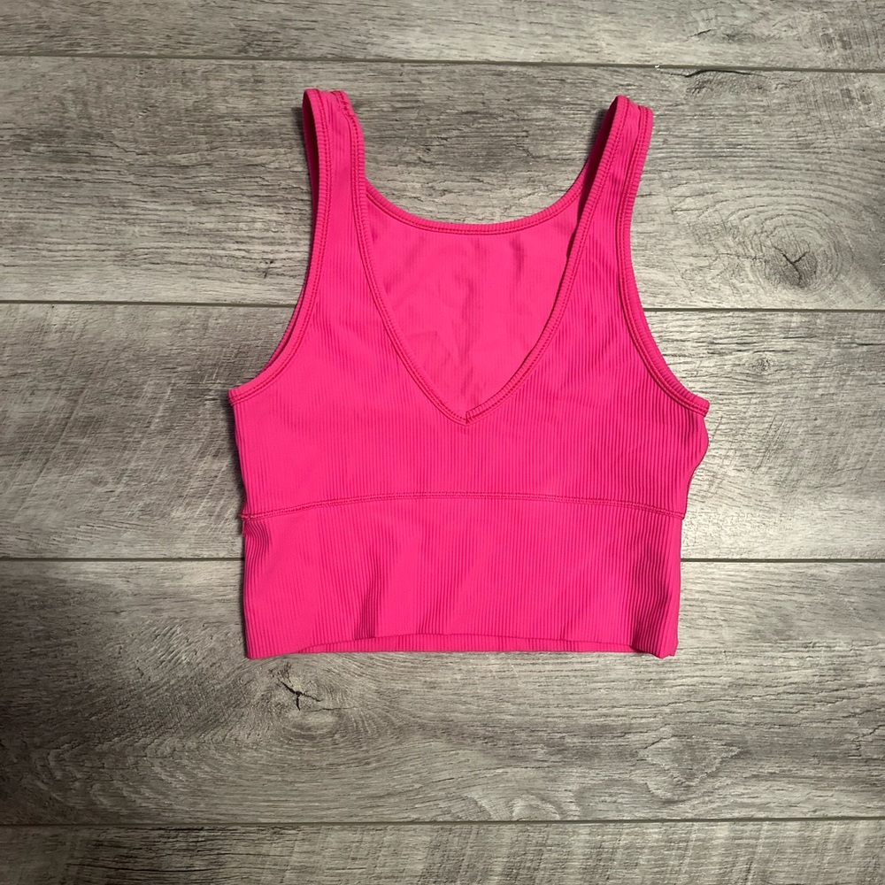 Lululemon power pivot tank - sonic pink